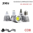 MR16 COB Светодиодный точечный светильник 9 Вт, 12 Вт, 15 Вт, Led светильник GU10GU5.3E27E14 85-265V 12V Cob Светодиодная лампа, теплый белый свет, холодный белый свет лампы Led светильник