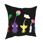 Милая Подушка Pikmin, чехол, мягкая декоративная подушка, чехол для дома на молнии 45x45 см