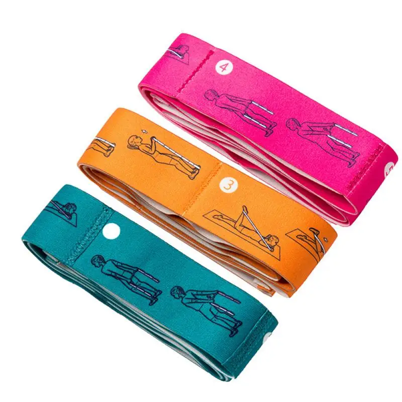 

Yoga Stretch Belt Lacing Resistance Band Elastic Dance Belt Training Tension Stretching Band Pilates Sport Fitness Hot Sell