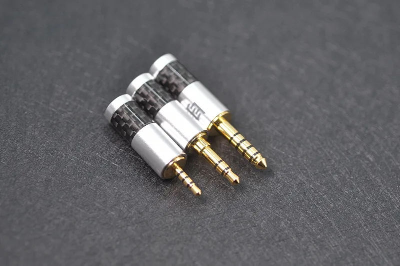 3 5 мм стерео разъем 2 сбалансированный 4 анодированный алюминий + углеродное