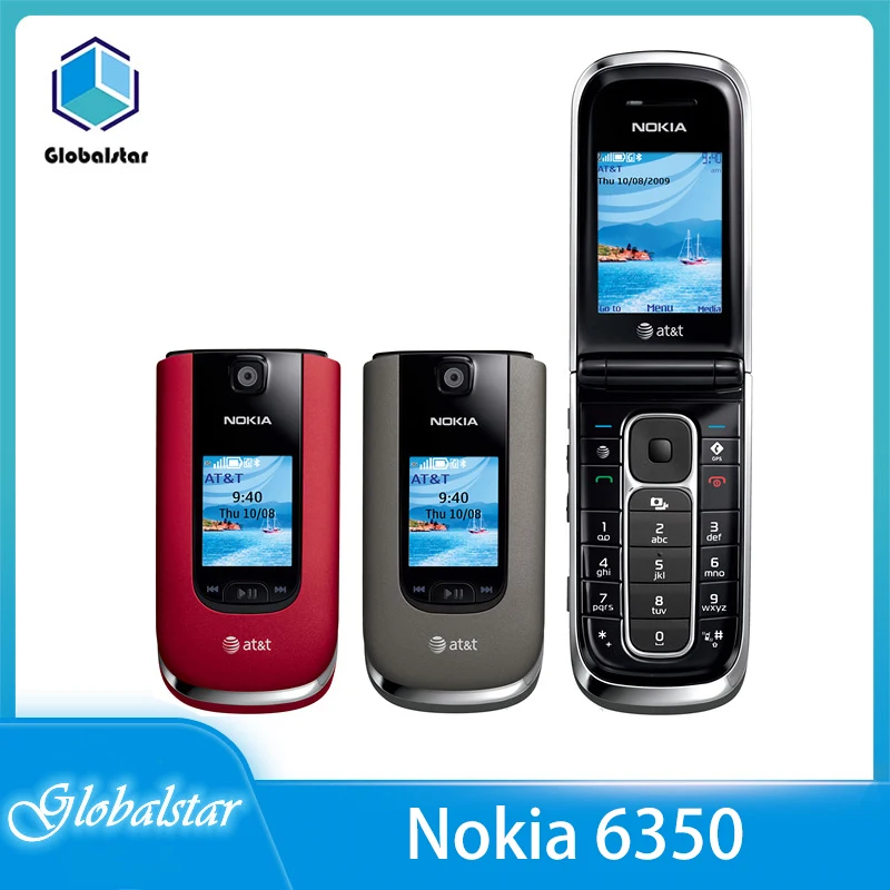 

Nokia 6350 Восстановленный Оригинальный разблокированный Nokia 6350 Flod мобильный телефон 2,0 дюйма 2G с сотовым телефоном Бесплатная доставка