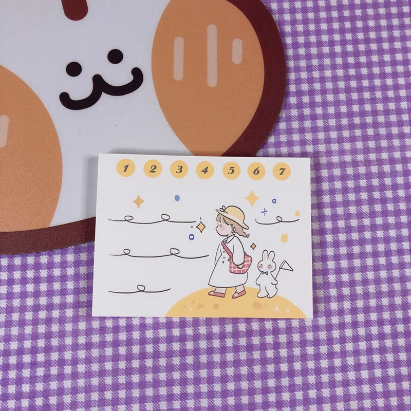 50 листов/партия Kawaii корейский INS студенческий блокнот для рукоделия N Times Sticky Notes