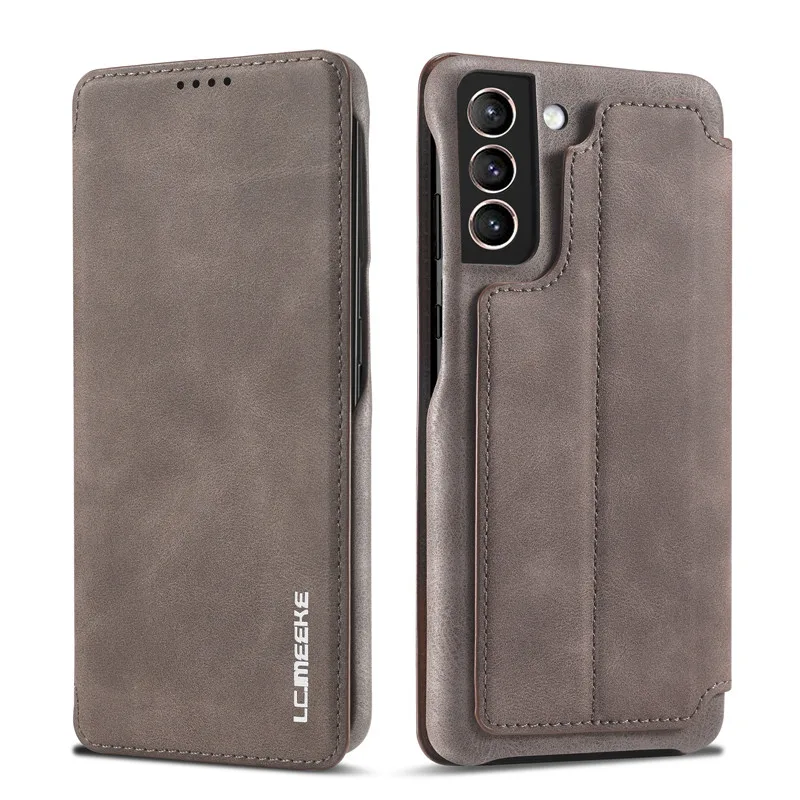 Чехол-книжка для Samsung Galaxy S21 Ultra кожаный магнитный чехол S20 S9 S8 Plus S10E S10 5G S7 Edge