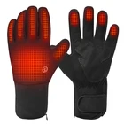 Перчатки для катания на лыжах с электроподогревом для мужчин и женщин, зимние теплые модные женские перчатки с подогревом, 2021