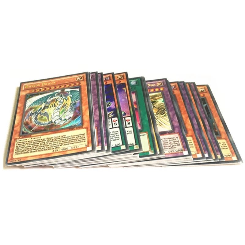 

100PCS Yu Gi Oh Card Game Collection 100 All Different Yugioh Cards Cards English Version