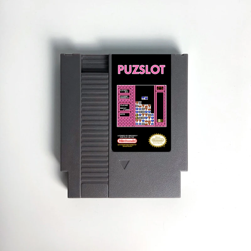 

Puzslot Game Cartridge For NES Console 72 Pins