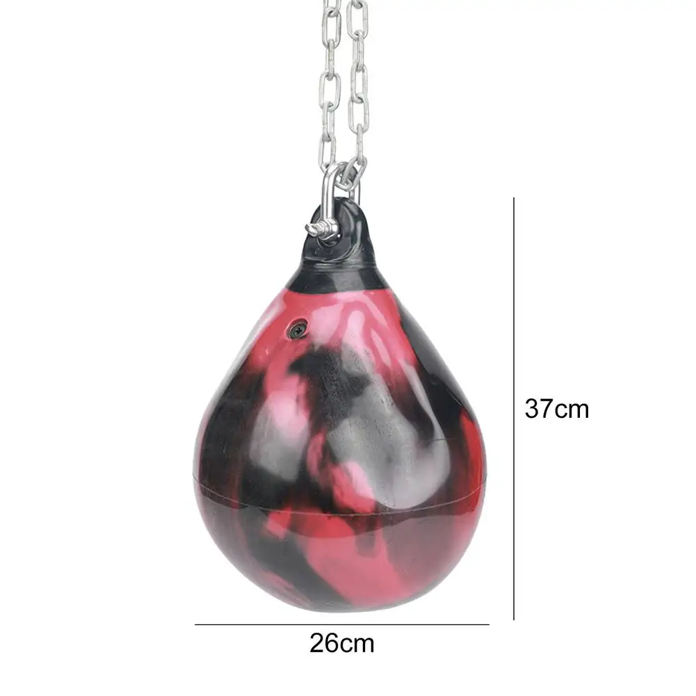 

Punching Bag High Quality PU Leather Pear Shaped Water Fillable Boxing Training Bag For Kids Adults