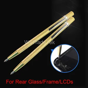 Автоматический Кернер Сталь пружинный металл алмазный ручка для телефона задняя Стекло ЖК-дисплей Экран трещин резьба по дереву скрайбирования