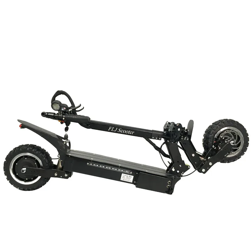 FLJ T112 5600 Вт двойной двигатель мощный электрический скутер с бездорожье колесо 2