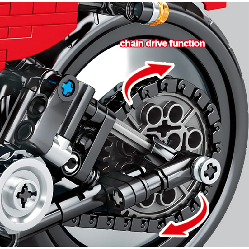 Высокотехнологичный конструктор для внедорожного мотоцикла гоночный мотоцикл