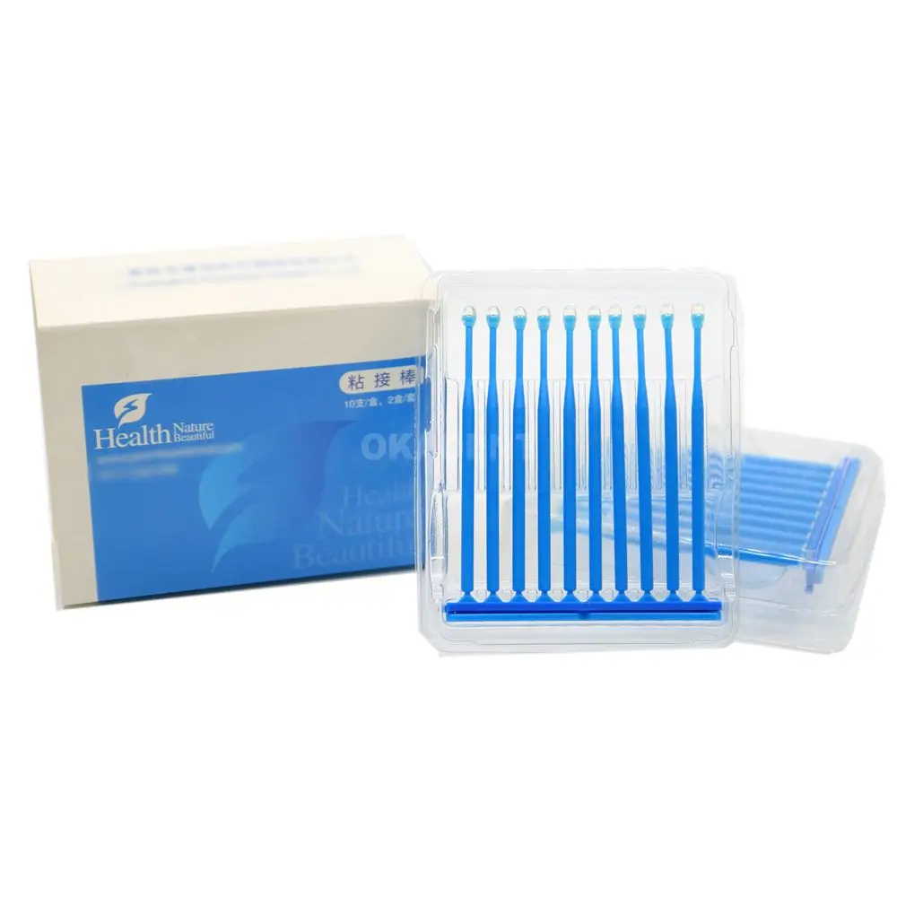 20 шт./компл. зубные липкие палочки стержни с клейким наконечником для склеивания