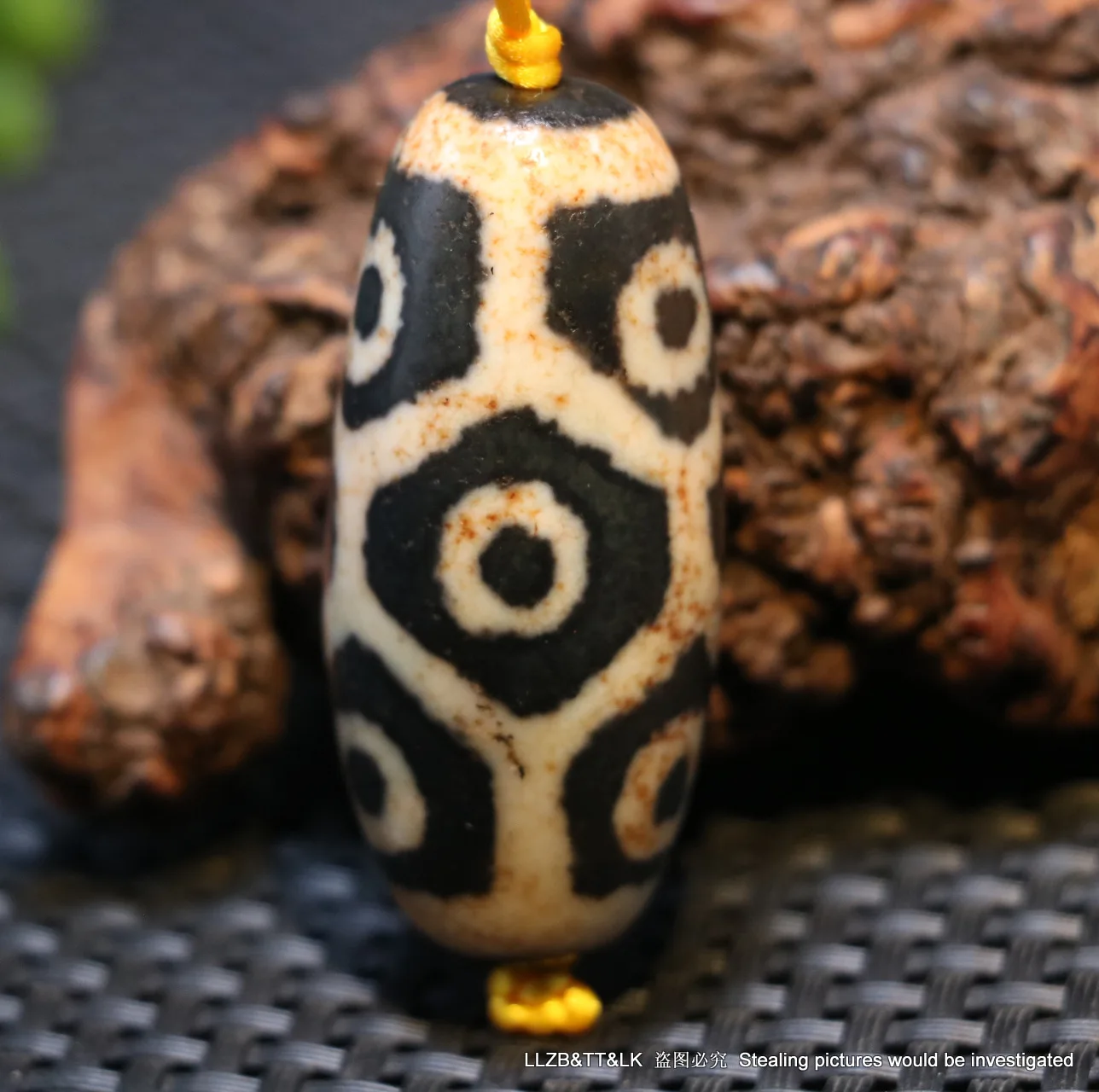 Мощный тибетский старый агат 9 глаз долговечность безымянный ш бусины дзи амулет