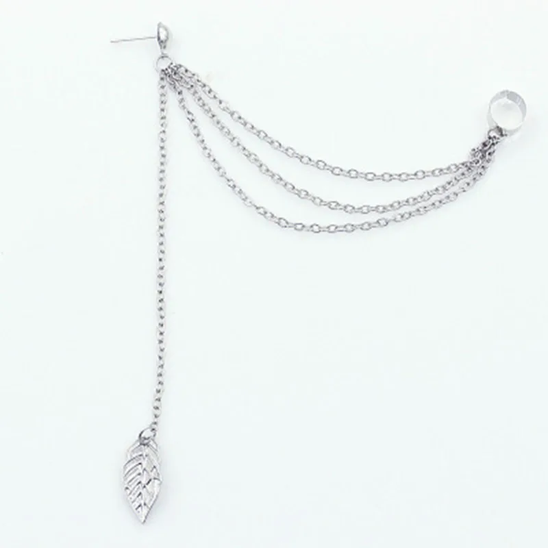 F Новинка, Модный кулон из искусственного жемчуга на цепочке, серьги для женщин в стиле панк, серьги-клипсы, Женские Ювелирные изделия, вечерние, подарок - Окраска металла: F