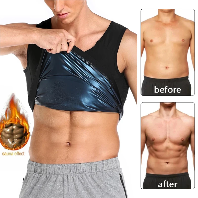 

Men Neoprene Sweat Sauna Vest Body Shapers Vest Waist Trainer Slimming Vest Shapewear Waist Shaper Corset for women