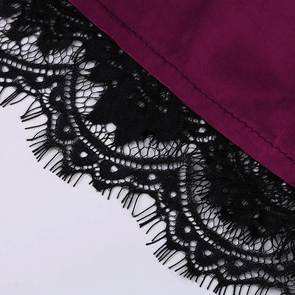 Женский пижамный комплект MIARHB кружевной одежды для сна топ майка с отделкой и