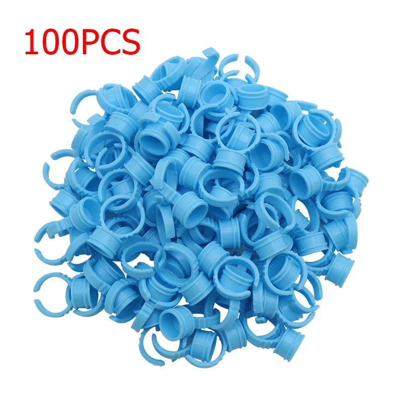 100 шт. Пластик одноразовые мануального татуажа бровей чернил для чашки