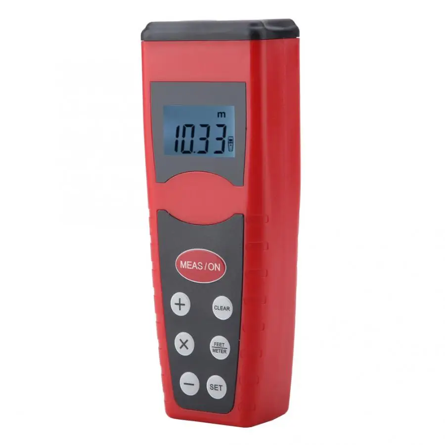 Цифровой Ручной лазерный дальномер с ЖК дисплеем и измерением расстояния ручной