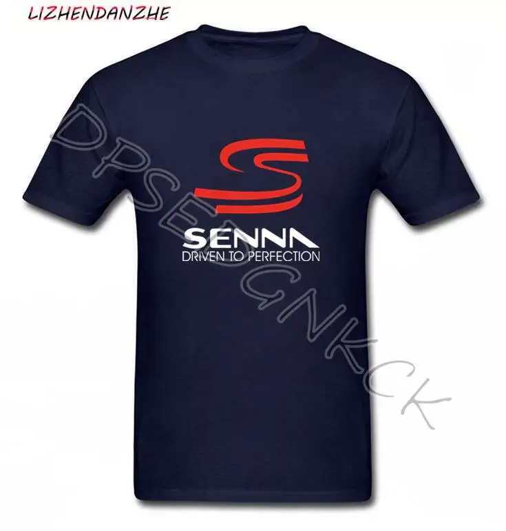 Футболка ф1 чемпион мира айртон сенна мужская футболка с изображением гоночного