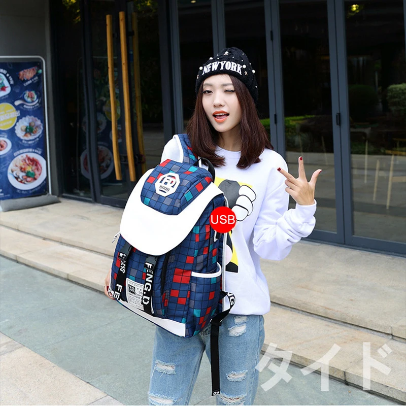 Модный женский рюкзак 2020 водонепроницаемая школьная сумка для девочек