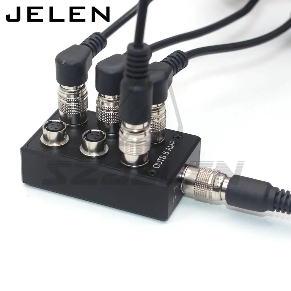 4 pin female to Hirose выходы питания 6 AMP для звуковых устройств 688 633 Zoom F8 Camera power fourway splitter