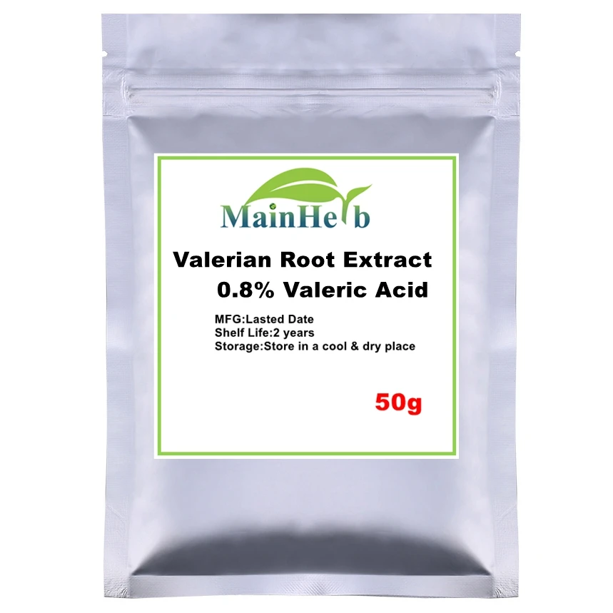 

50-1000g Valerian root extract 0.8% Valeric acid for skin care