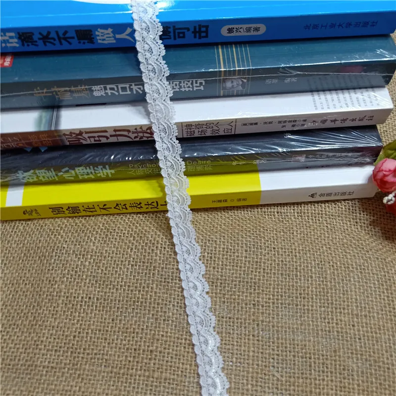 2.5CM S1094 High Quality White Elastic Colorful Lace Ribbon Trims Trim For DIY Crafts Material Gift Packing | Дом и сад