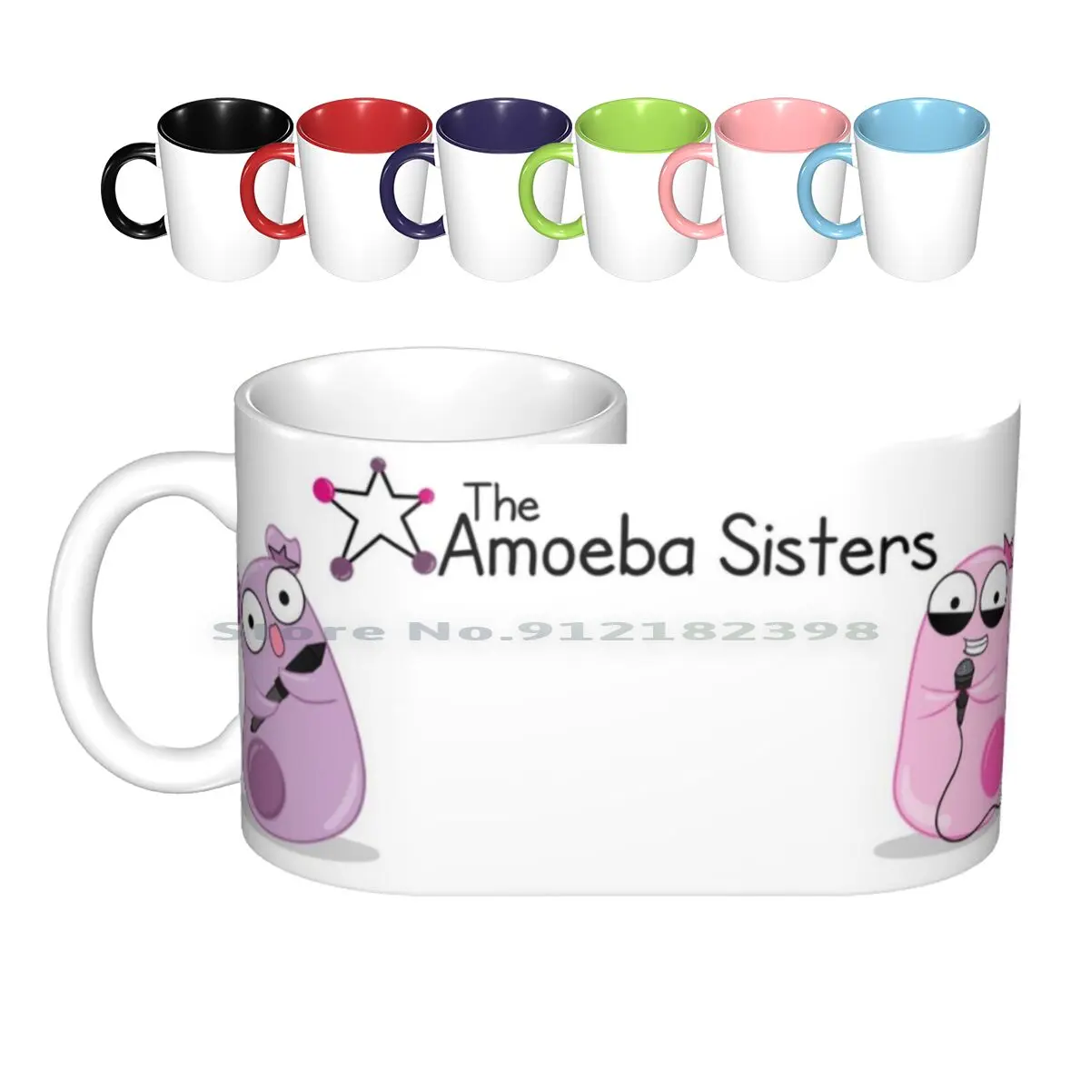 

Инструменты для продажи сестер Amoeba, керамические кружки, кофейные чашки, Кружка для молока и чая, основа для сестер Amoeba, креативные трендовы...