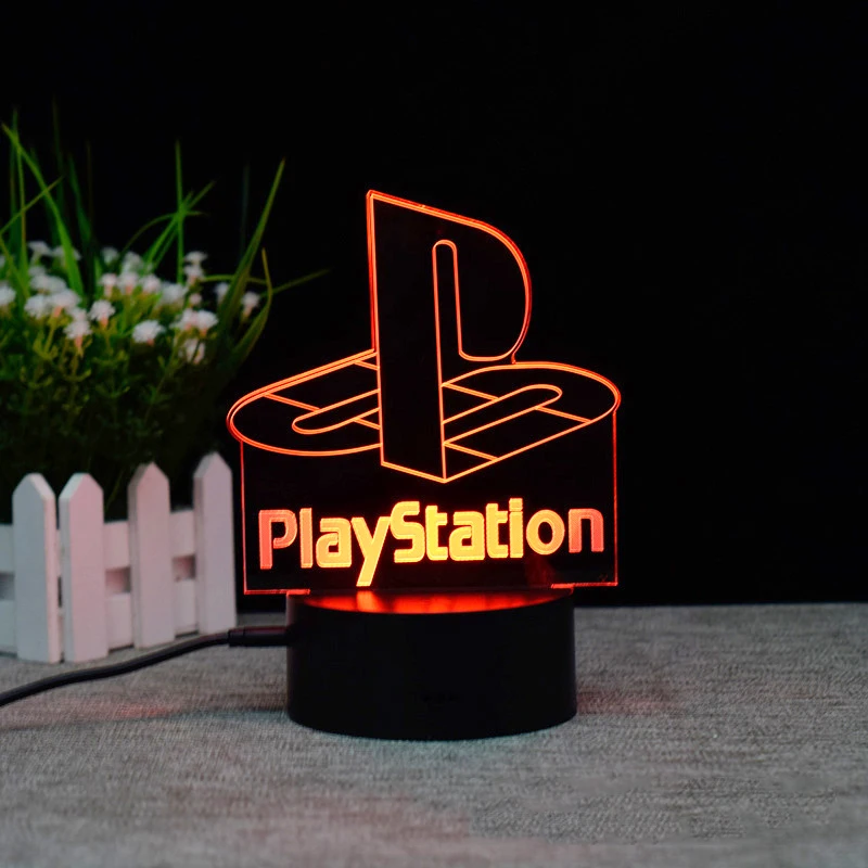 3D ночник для игровой комнаты настольная установка освещение декора Настольная