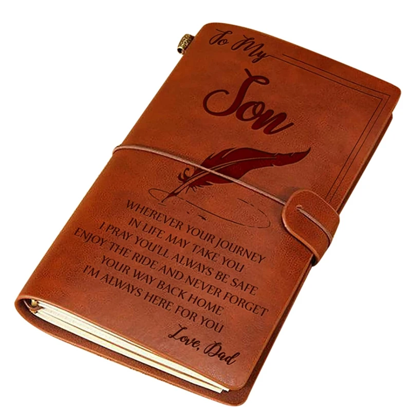 

Travel Leather Diary Notebook That Mom Gives to a Notebook Daughter'S Birthday and Graduation Gift