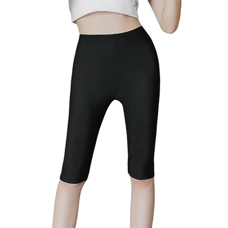 

Women's Thin Summer Safety Pants Leggings Soft Five Pants Seamless Pants Ice Silk Intimates Anti-emptied Tight Safety pant New