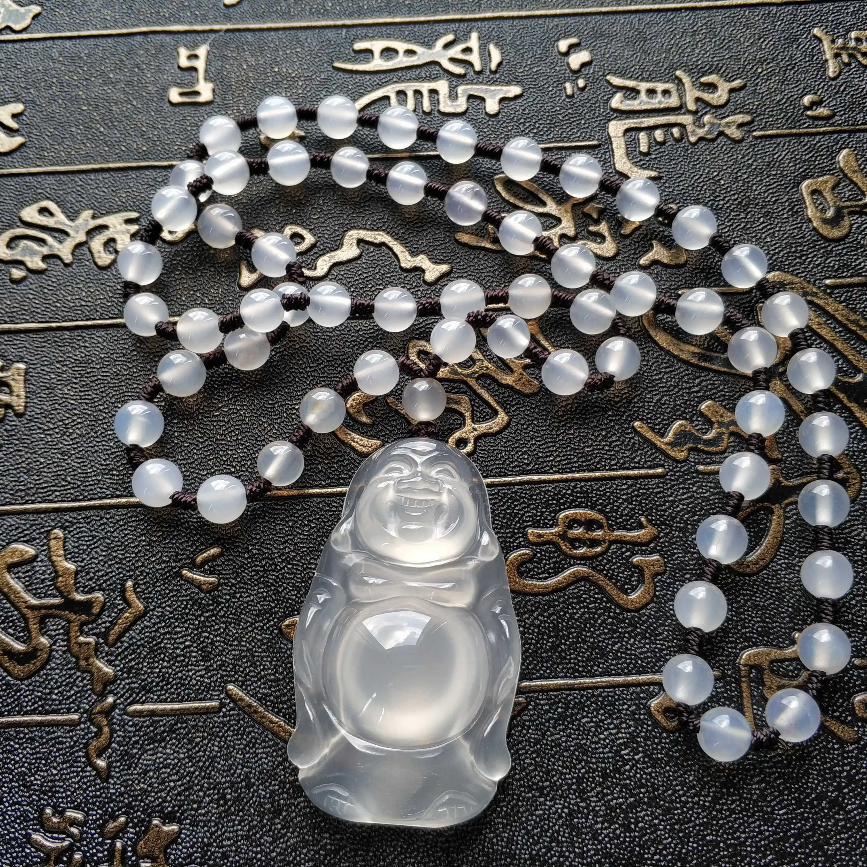 Ожерелье с подвеской из натурального зеленого изумруда для мужчин и