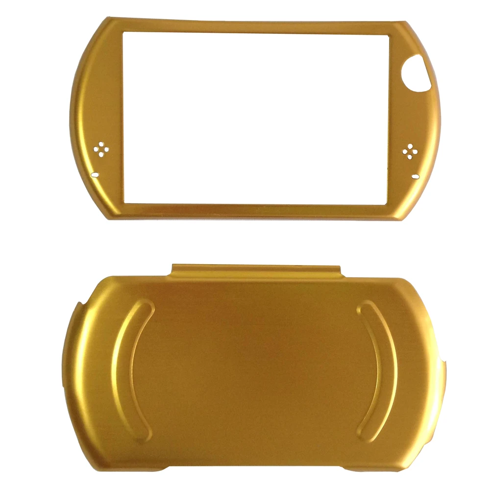 OSTENT протектор Алюминий Travel Carry Жесткий чехол кожного покрова для sony Оборудование для psp GO - Цвет: Золотой