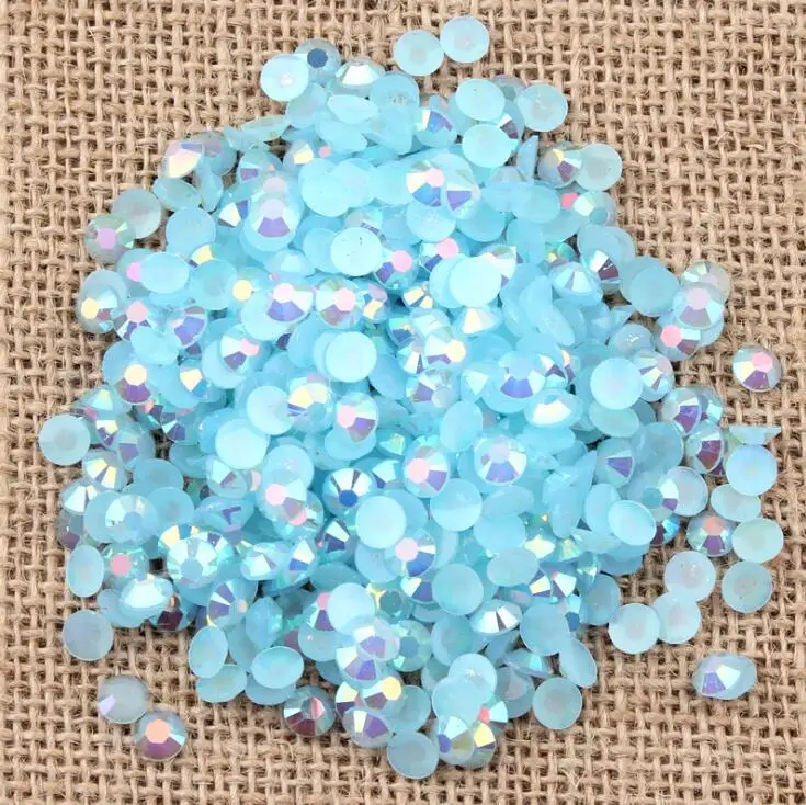 Стразы кристально прозрачные AB 1000 шт./лот стразы с плоской задней стороной для