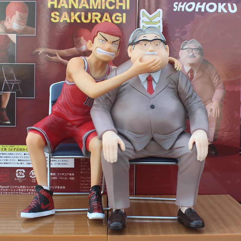 Аниме Slam Dunk модель GK Shohoku Head Coach Anzai и Hanamichi Sakuragi ПВХ Фигурки игрушки|Игровые
