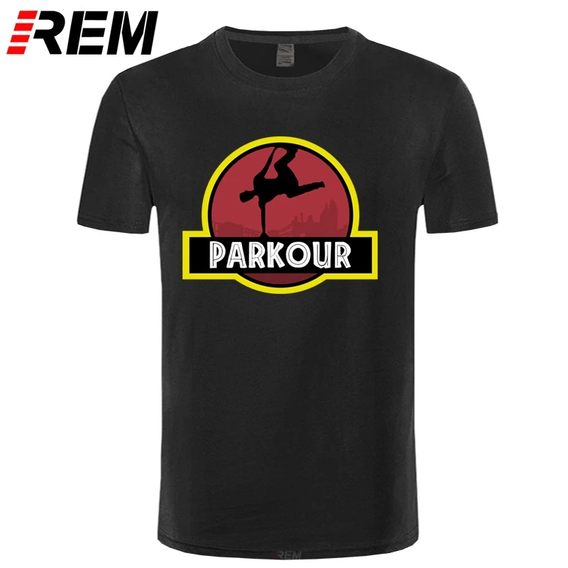 Мужские футболки REM модная новая забавная Мужская одежда паркур мужские топы