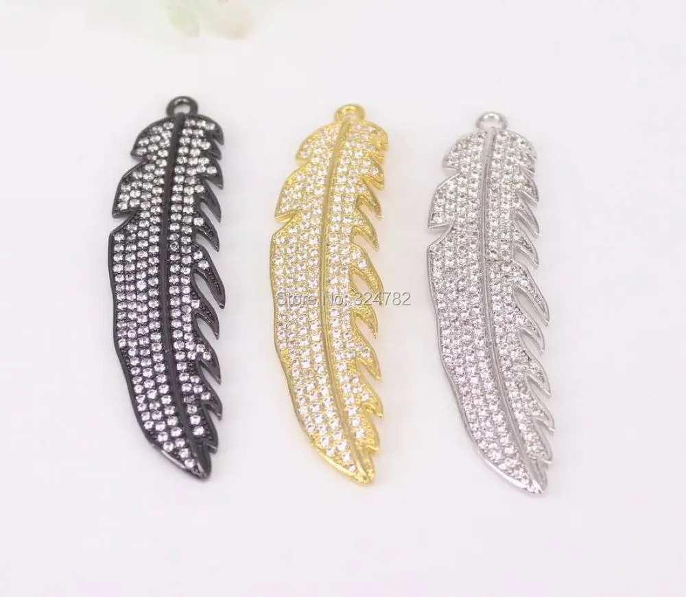 5 шт. металлические медные кубические циркониевые бусины с подвеской в виде