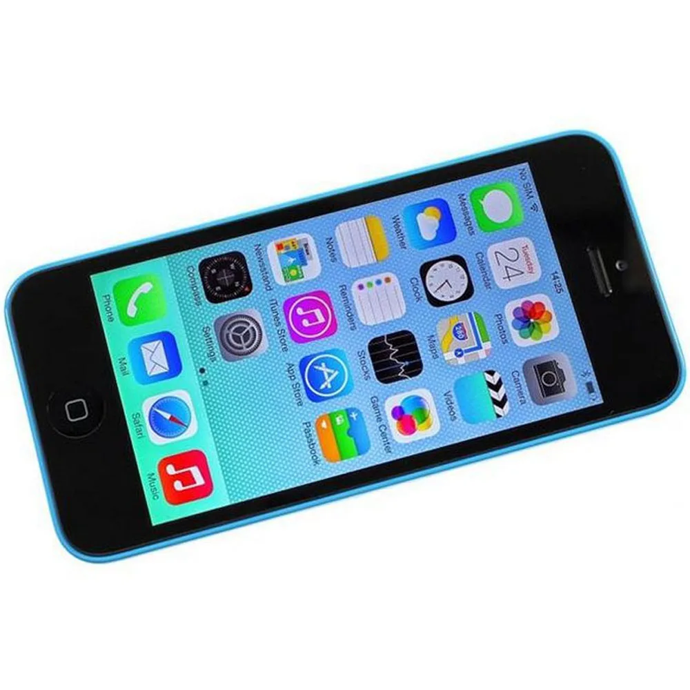 Оригинальный разблокированный Двухъядерный сотовый телефон Apple iPhone 5C 100% дюйма 8