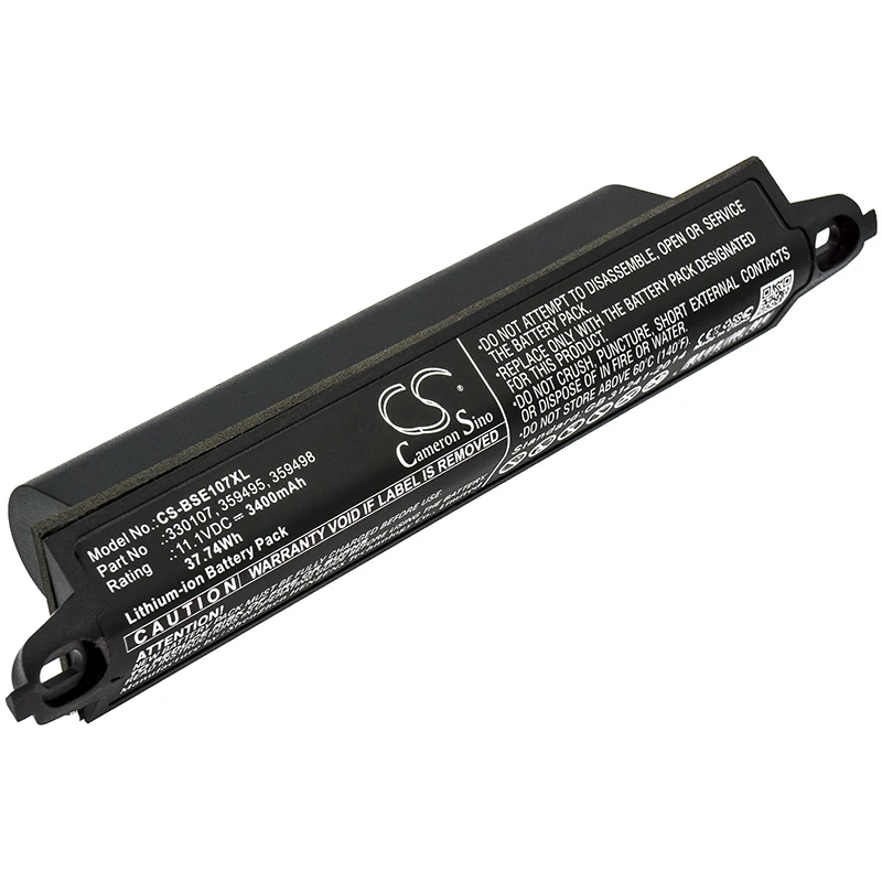 

CS 3400mAh/37.74Wh battery for BOSE 404600,Soundlink,Soundlink 2,SoundLink 3,Soundlink II,SoundTouch 20 330105,