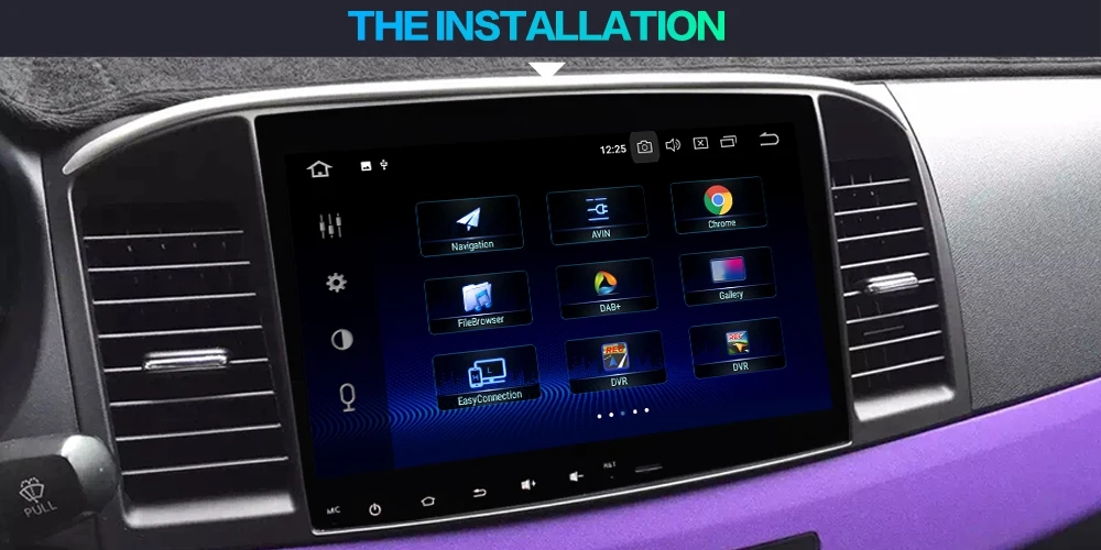Android Автомобильный gps навигатор для Honda Civic 2009 2010 2011 с Android 9,0 Автомобильный gps радио плеер 1 Din 10," HD экран