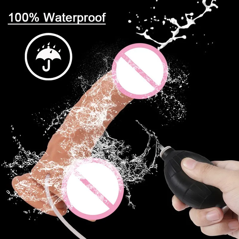 Реалистичная эякуляции пениса с присоской спрей искусственный пенис массажная