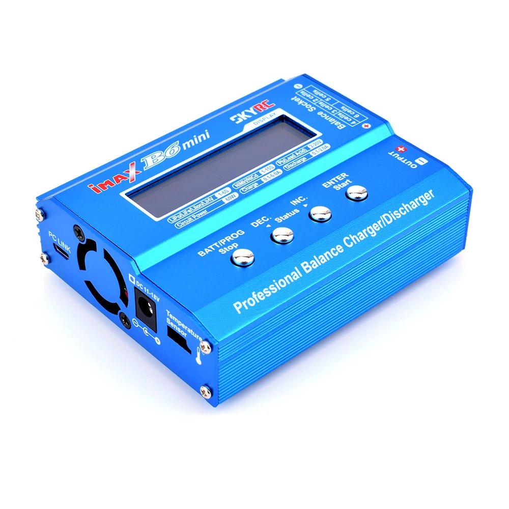 SKYRC iMAX B6 мини 60 Вт баланс зарядное устройство Dis для 1-6S LiPo i-ion LiFe LiHV Nimh Nicd PB RC
