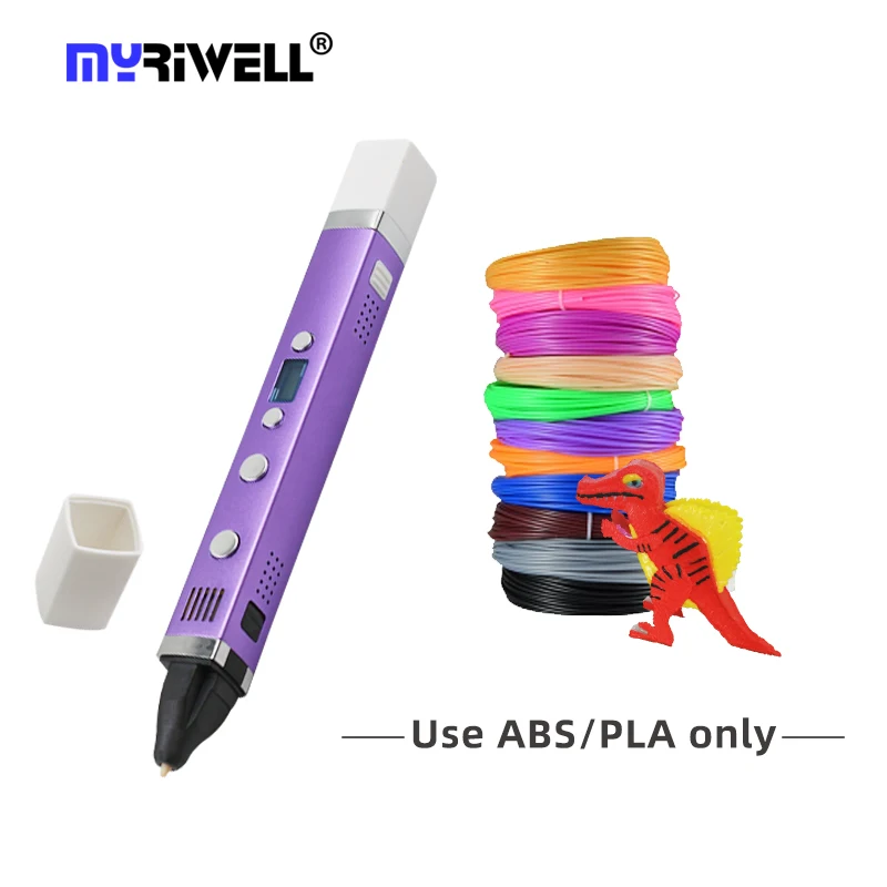 

Myriwell RP-100C Aluminium body PLA/PCL/ABS filament 3D drawing pen for kids creative toys 3d printing pen DIY