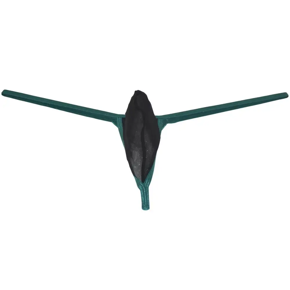 Сексуальные мужские стринги бикини узкая талия Шелковистое тонкое нижнее белье