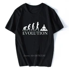 Футболка мужская хлопковая с круглым вырезом, топ в стиле хип-хоп, для йоги, эволюции мужчин, пилатеса, уличная одежда в стиле Харадзюку, подарок