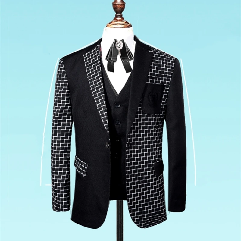 Детский костюм с цветочным рисунком на свадьбу блейзер для - Цена: 5 259,26 руб.