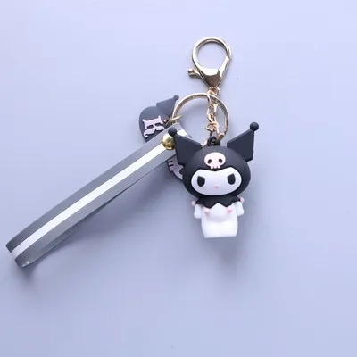 Мультфильм куроми брелок ПВХ брелок Pom Purin Cinnamoroll Bad Марка Badtz Maru Милая забавная Новинка Персонализированная подвеска ювелирные изделия