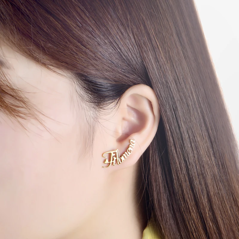 Серьги-гвоздики женские из нержавеющей стали ручной работы 1 пара | Украшения и