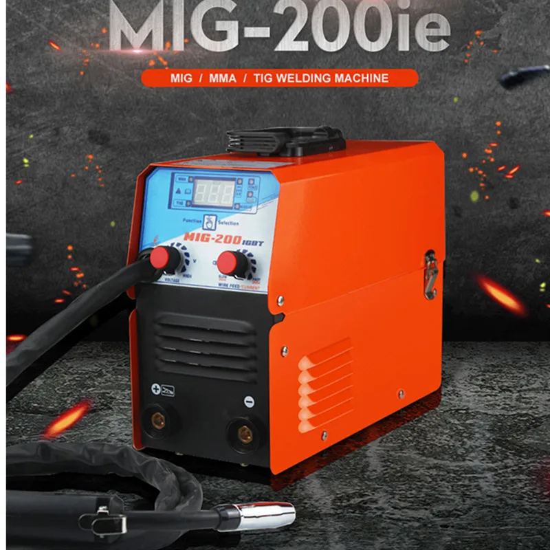 DANIU Mini MIG-200 AC220V IGBT MIG MMA TIG Gasless Welding Machine Welder Welding Equipment Replace Manual Soldering Tool