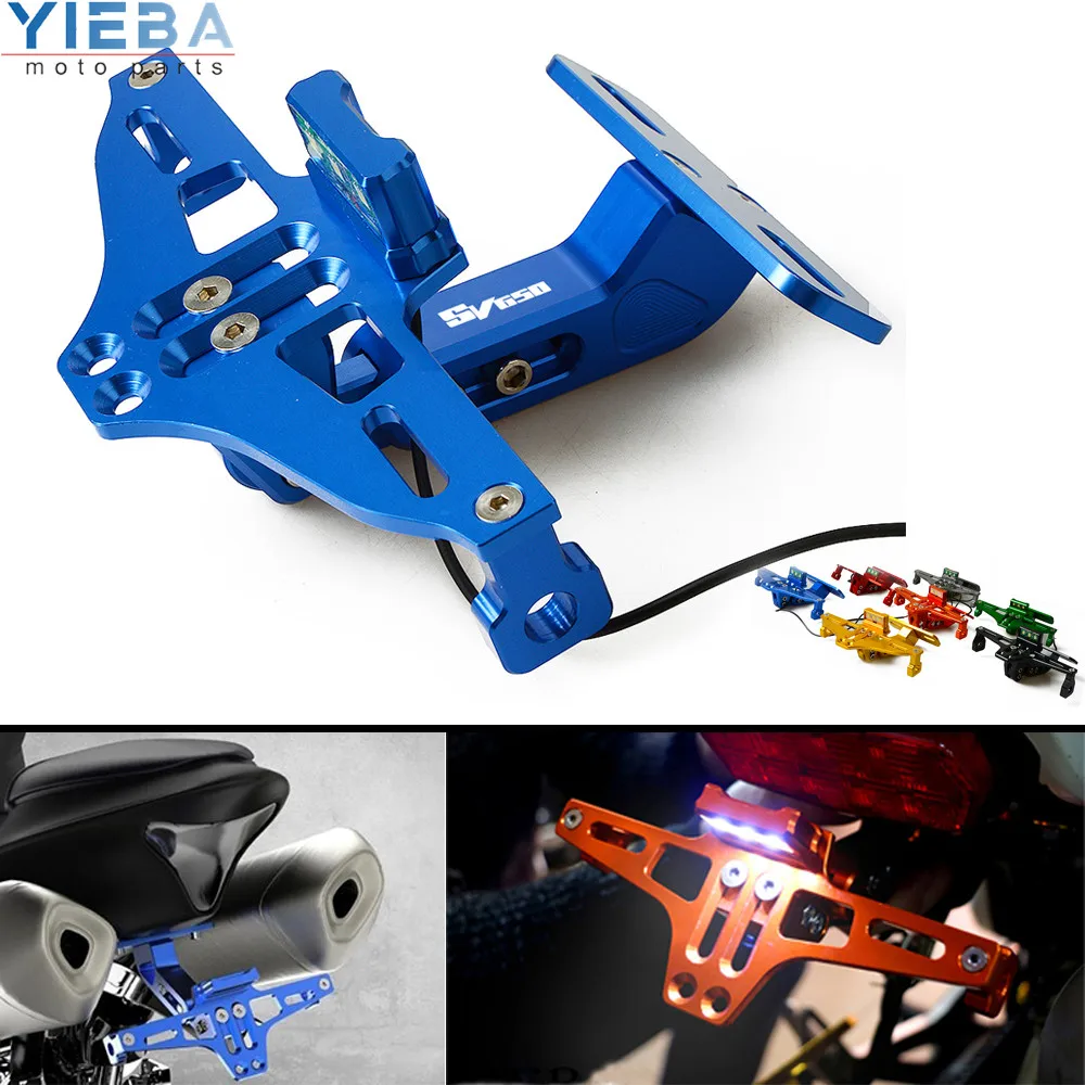 Запчасти для мотоциклов угол заднего номерного знака Кронштейн с держателем