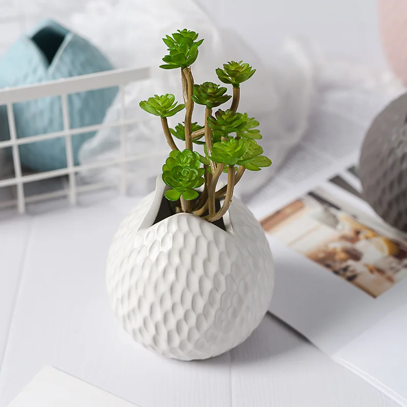 Европейская и американская простая современная керамическая ваза украшения для